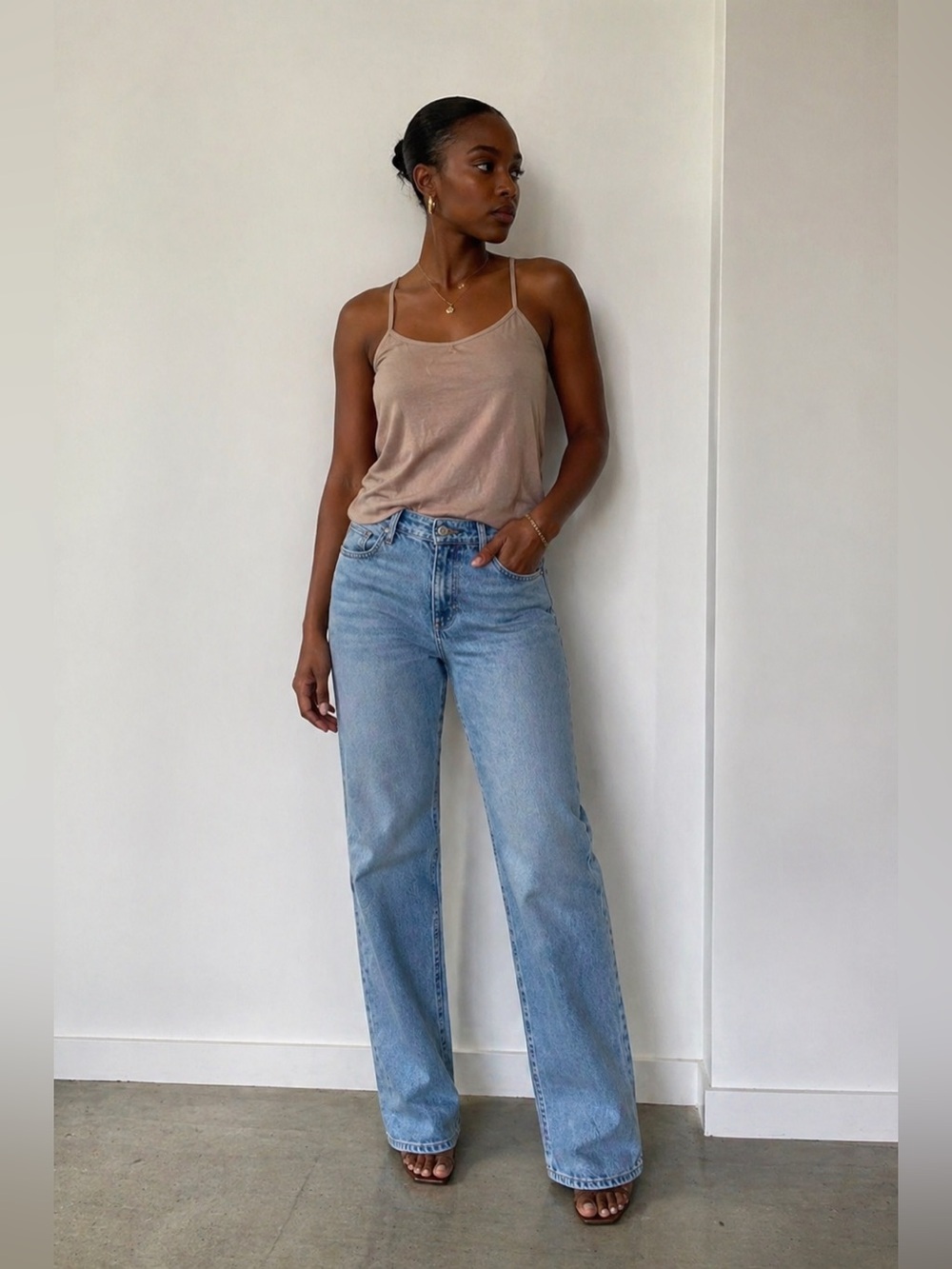 🤍 SKIMS Sleep Cami Tank 4X NWT Taupe Tone